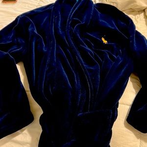 Men’s Ralph Lauren polo house robe l xl gently used  no returns